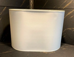 PARALUME OVALE, L 48 cm,  PER LAMPADA, MADE By BANCI FIRENZE, HAND MADE IN ITALY - Imagen 1 de 20