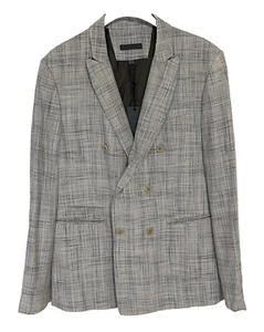 Abrigo Deportivo John Varvatos Blazer Traje Para Hombre Talla 52 El Crudo Namo Hecho en Italia - Imagen 1 de 13