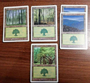 5x Forest Basic Land - LP/MP - Battle Royale Box Set - MTG - Picture 1 of 2