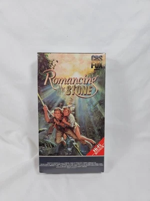 Vintage Romancing The Stone VHS 1984 Hi-Fi HiFi CBS FOX Blue Watermark SEALED - Image 1 of 4