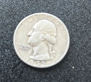 Cuarto de plata Washington 1952-S - Circulado - ¡Completa tu álbum! - Imagen 1 de 2