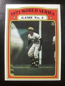 Roberto Clemente 1972 Topps Vintage Baseball Card #226 World Series Game 4 SHARP - Picture 1 of 2