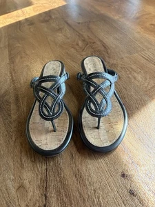 Sperry Women Sandals Size 7.5 LORRAIN PEWTER METALLIC 9089244 - Picture 1 of 2