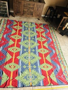 Vintage polo Ralph Lauren home Rio Grande Southwest Aztec 108 X 95 US Made NWOT - Picture 1 of 11