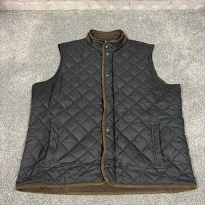 Peter Millar Essex Vest XL Quilted Lined Traveler Preppy Golf Navy Blue - Picture 1 of 10
