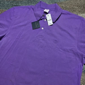 CAMISA POLO BROOKS BROTHERS Púrpura 1818 Para Hombre Talla L Nueva Con Etiquetas - Imagen 1 de 7