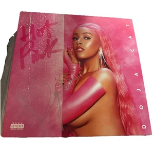 Álbum LP de vinilo rosa caliente autografiado firmado por Doja Cat certificado de autenticidad JSA AUTÉNTICO LOA - Imagen 1 de 3