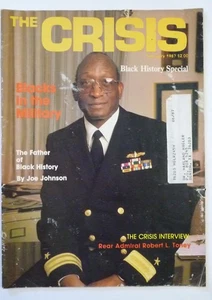 BLACKS IN THE MILITARY Admiral Toney CRISIS Magazine February 1987 NAACP Black - Picture 1 of 2