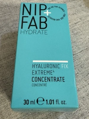 NUEVO Nip + Fab Hydrate Hyaluronic Fix Extreme Concentrate - 1,01 oz/30 ml Foto 1 de 2