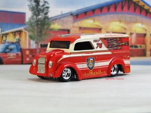 Camión de Bomberos EMT Rescate Medic Hot Rod Speed Van Clásico Camión de Leche Mag Wheels D1 - Imagen 1 de 11