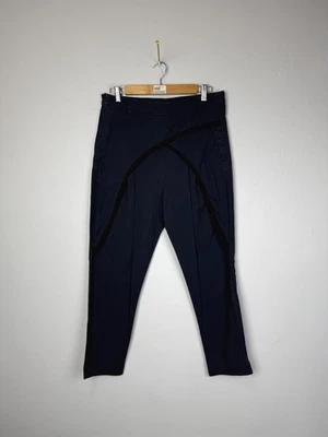 Брюки с запахом Dries Van Noten темно-синие до лодыжки женские размер 36 - Изображение 1 из 4