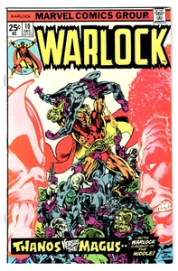 WARLOCK #10 Marvel Comics 1975  Starlin Art, Fine+ 6.5 Thanos vs. Magus - Picture 1 of 2