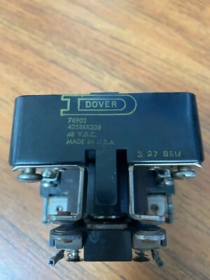 Dover Elevator Relay - Part Number 76902 with 48VDC Coil - Image 1 of 3
