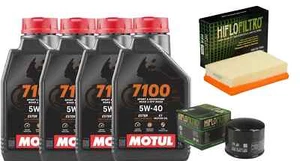 KIT/TAGLIANDO BMW R 1200 GS LC 2013 2014 OLIO MOTUL 7100 5W40 + FILTRI OLIO ARIA - Foto 1 di 6