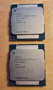 MATCHED PAIR Intel Xeon E5-2650L V3 SR1Y1 1.8GHz-2.5GHz 30MB 12C 24T 9.6GT/s 65W