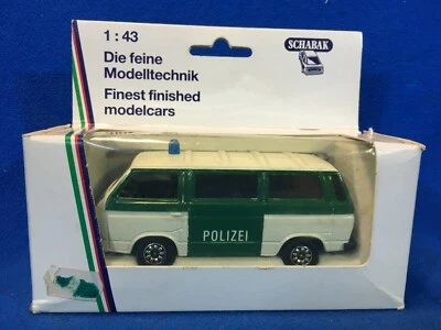 SCHABAK 1:43 POLIZEI - VOLKSWAGEN TRANSPORTER - Cod. 1048 - Immagine 1 di 3