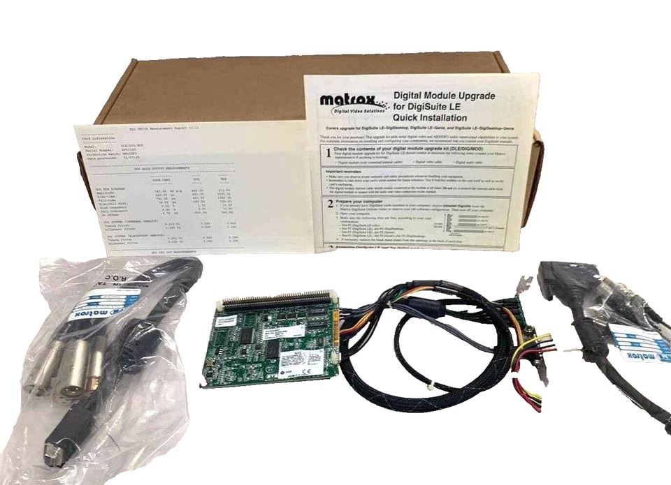 Matrox DLE/DIG/MOD MB320E0 Digital A/V 814-02 Rev. B NEW. NEW. - Image 1 of 4