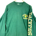 Vintage Green Bay Packers Champion Long Sleeve T-shirt Size XL Green Nfl 80s