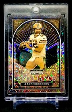 Aaron Rodgers Card Refractor Prizm Packers Insert MVP HOF JETS - Mint NM