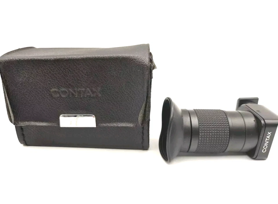 CONTAX GENUINE RIGHT ANGLE FINDER MAGNIFIER & CASE FOR CONTAX SLR - Image 1 of 4