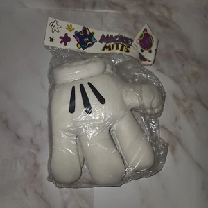 VTG New Disney Parks Mickey Mouse Plush Mitts Mickey Mania 2 Gloves - Picture 1 of 6