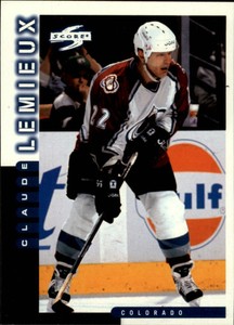 1997-98 Score Colorado Avalanche Hockey Card #158 Claude Lemieux