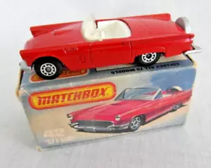 Matchbox Superfast 42. '57 Ford T-Bird. Mint Boxed. - Picture 1 of 5