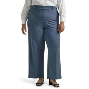 Lee® Women's Plus Pull-On Comfort Waist A-Line Knit Pant, Size 18W S - Picture 1 of 5