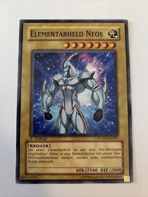YUGIOH - [COMMON] Elementarheld Neos, POTD-DE001, 1. Aufl., DE,  Excellent - Bild 1 von 2
