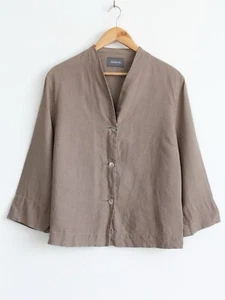 Oska Vintage Linen Beige Jacket, Size 2 - Picture 1 of 5