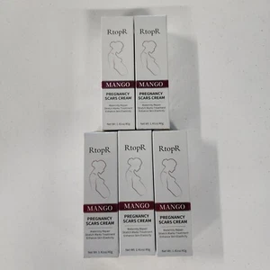 5 PACK Stretch Marks Remover Cream RtopR Mango Maternity Repair Skin Firming - Picture 1 of 5