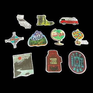 Adventure/ Camping  |10 PCS| 3”| Vinyl Decal Stickers - Picture 1 of 11