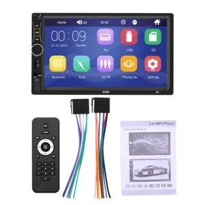 7" Bluetooth Car Stereo Radio 2DIN HD MP5 Touch Screen IOS/Android Mirror Link - Picture 1 of 12