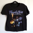 Prince Purple Rain Motorcycle Album Cover Retro Black T-Shirt Men's Medium