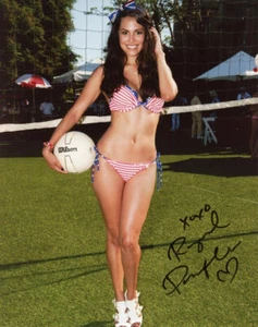 RAQUEL POMPLUN SIGNED AUTOGRAPHED 8x10 PHOTO PLAYBOY MODEL ACTRESS BECKETT BAS - Imagen 1 de 2