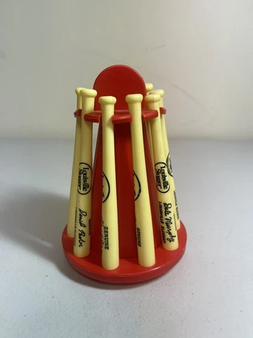 Louisville Slugger Baseball Bat Bank 10 Baseball Players IncludingMickey Mantle Cover