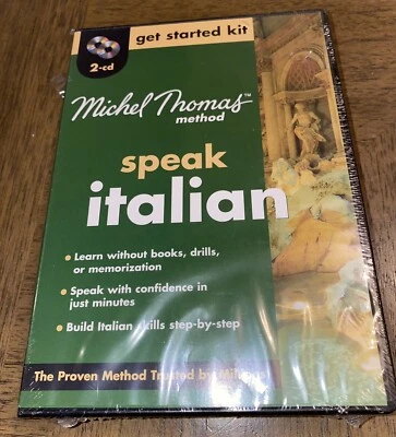 Speak Italian Get Started Kit by Michel Thomas [AUD], CD NEW Sealed - Image 1 of 4
