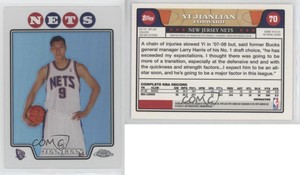 2008-09 Topps Chrome Refractor Yi Jianlian #70