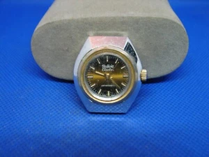 BOLIVIA ELECTRA LADY BROWN DIAL WRISTWATCH FOR PART/REPAIR! j11 - Picture 1 of 3