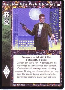 Carlton Van Wyk (Hunter) VTES CCG - choose your version - Picture 1 of 5