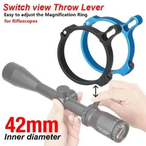 Aluminum Tactical Switch View Throw Lever 42mm Ring Scope Magnification Adjust - Picture 1 of 9