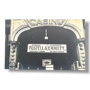 RPPC Photo Fostell & Emmett Vaudeville German Comedian Casino Theater c1910 - Picture 1 of 2