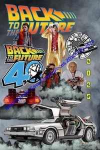 Zurück in die Zukunft 40. Jubiläum Poster von Jaye Metcalfe - Bild 1 von 5