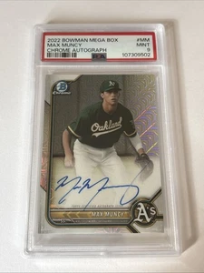 2022 Bowman Chrome Mega Box Mojo Max Muncy RC Auto #BMA-MM LA DODGERS PSA 9 - Picture 1 of 2