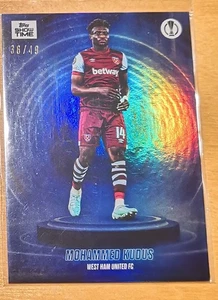 Mohammed Kudus Blue /49 - Topps Showtime 2023-24 West Ham - Bild 1 von 2
