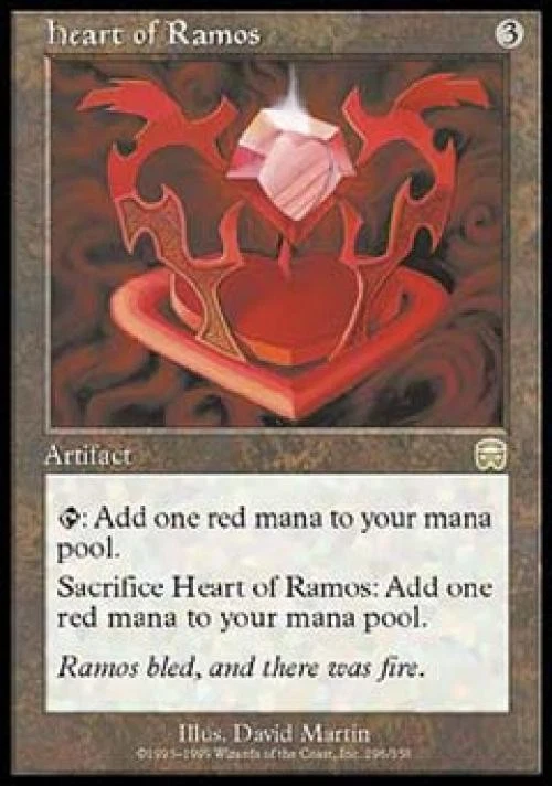 Heart of Ramos -Foil Light Play MTG Mercadian Masques - Image 1 of 1