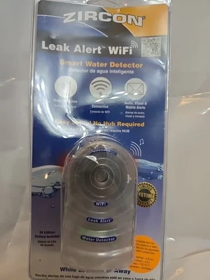 Zircon Leak Alert Wi-Fi Water Detector - Clear - Image 1 of 4
