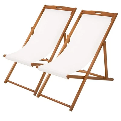 Silla de Patio con Eslinga de Playa para Relajarse, Plegable con Altura Ajustable Hecha para... Foto 1 de 4
