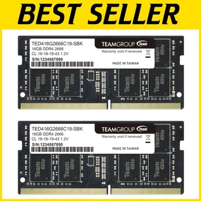 Upgrade Your Laptop with Elite 32GB Dual Channel DDR4 2666MHz Memory Module - Image 1 of 4