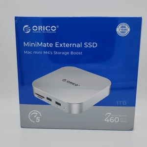 SSD externo ORICO MiniMate con refuerzo de almacenamiento de 1 TB para Mac mini M4 - Imagen 1 de 3